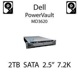 2TB 2.5" dedykowany dysk serwerowy SATA do serwera Dell PowerVault MD3620, HDD Enterprise 7.2k, 600MB/s - 400-AHLZ (REF)