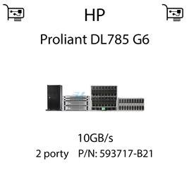 Karta sieciowa  10GB/s dedykowana do serwera HP Proliant DL785 G6 - 593717-B21