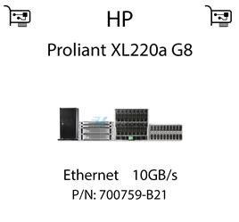 Karta sieciowa Ethernet 10GB/s dedykowana do serwera HP Proliant XL220a G8 (REF) - 700759-B21