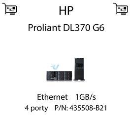 Karta sieciowa Ethernet 1GB/s dedykowana do serwera HP Proliant DL370 G6 (REF) - 435508-B21