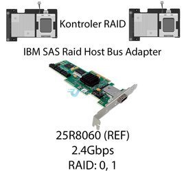 Kontroler RAID IBM SAS Raid Host Bus Adapter 2.4Gbps (REF) - 25R8060