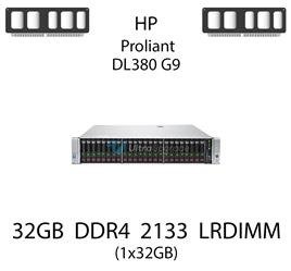 Pamięć RAM 32GB DDR4 dedykowana do serwera HP ProLiant DL380 G9, LRDIMM, 2133MHz, 1.2V, 4Rx4 - 726722-B21