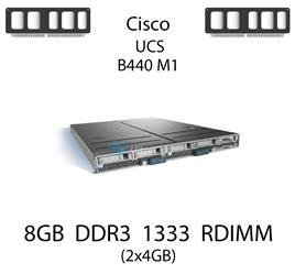 Pamięć RAM 8GB (2x4GB) DDR3 dedykowana do serwera Cisco UCS B440 M1, RDIMM, 1333MHz, 1.5V