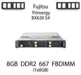 Pamięć RAM 8GB DDR2 dedykowana do serwera Fujitsu Primergy BX620 S4, FBDIMM, 667MHz, 1.8V, 2Rx4
