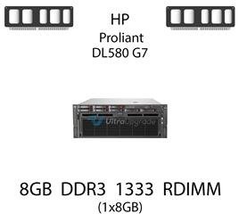 Pamięć RAM 8GB DDR3 dedykowana do serwera HP ProLiant DL580 G7, RDIMM, 1333MHz, 1.5V