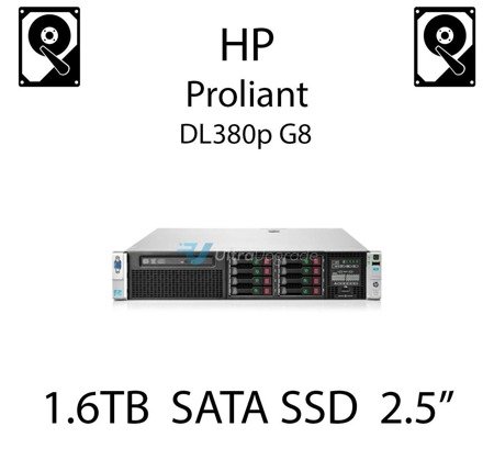 1.6TB 2.5" dedykowany dysk serwerowy SATA do serwera HP ProLiant DL380p G8, SSD Enterprise , 6Gbps - 804631-B21