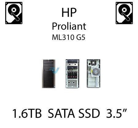 1.6TB 3.5" dedykowany dysk serwerowy SATA do serwera HP ProLiant ML310 G5, SSD Enterprise , 6Gbps - 757354-B21 (REF)