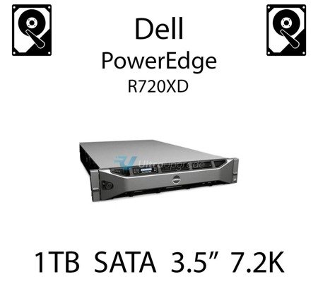 1TB 3.5" dedykowany dysk serwerowy SATA do serwera Dell PowerEdge R720XD, HDD Enterprise 7.2k, 6Gbps - 2T51W (REF)