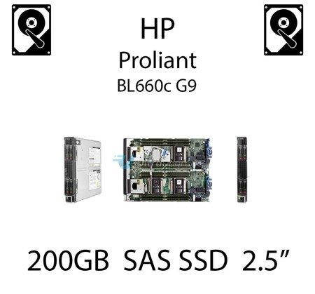 200GB 2.5" dedykowany dysk serwerowy SAS do serwera HP ProLiant BL660c G9, SSD Enterprise  - 779164-B21
