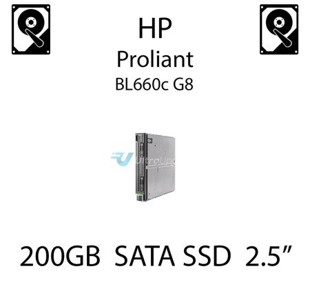 200GB 2.5" dedykowany dysk serwerowy SATA do serwera HP ProLiant BL660c G8, SSD Enterprise  - 804639-B21 (REF)