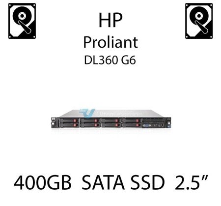 400GB 2.5" dedykowany dysk serwerowy SATA do serwera HP ProLiant DL360 G6, SSD Enterprise  - 636597-B21 (REF)