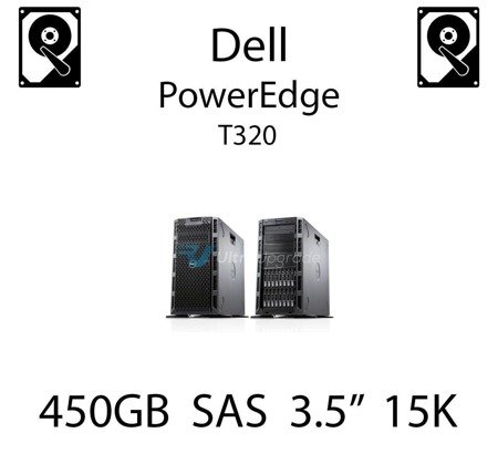 450GB 3.5" dedykowany dysk serwerowy SAS do serwera Dell PowerEdge T320, HDD Enterprise 15k, 6Gbps - R749K (REF)