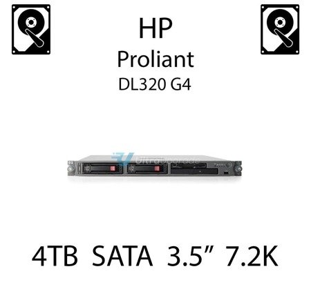 4TB 3.5" dedykowany dysk serwerowy SATA do serwera HP ProLiant DL320 G4, HDD Enterprise 7.2k - 694534-001 (REF)