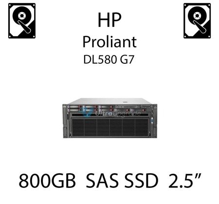 800GB 2.5" dedykowany dysk serwerowy SAS do serwera HP ProLiant DL580 G7, SSD Enterprise  - 632506-B21 (REF)