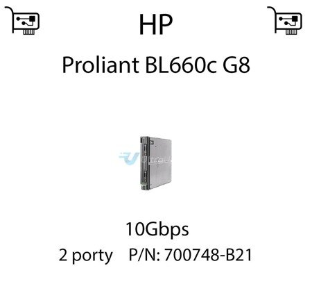 Karta sieciowa  10Gbps dedykowana do serwera HP Proliant BL660c G8 - 700748-B21