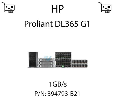 Karta sieciowa  1GB/s dedykowana do serwera HP Proliant DL365 G1 (REF) - 394793-B21