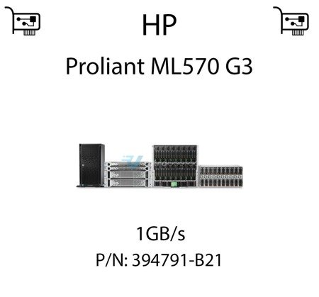 Karta sieciowa  1GB/s dedykowana do serwera HP Proliant ML570 G3 (REF) - 394791-B21