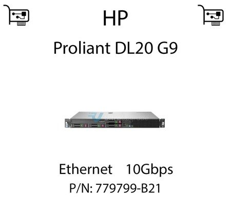 Karta sieciowa Ethernet 10Gbps dedykowana do serwera HP Proliant DL20 G9 - 779799-B21