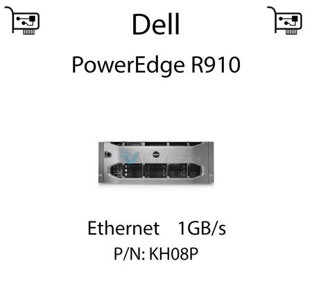 Karta sieciowa Ethernet 1GB/s dedykowana do serwera Dell PowerEdge R910 (REF) - KH08P