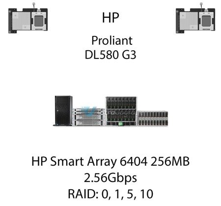Kontroler RAID HP Smart Array 6404 256MB, 2.56Gbps - 273914-B21