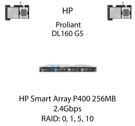 Kontroler RAID HP Smart Array P400 256MB, 2.4Gbps - 405132-B21 (REF)